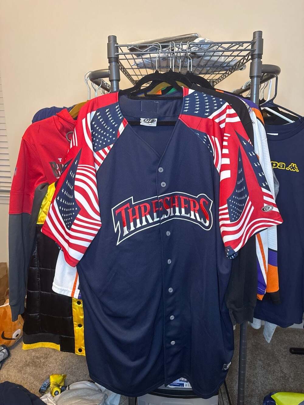 OT Sports Clearwater Threshers #58 Baseball Jersey Size 54